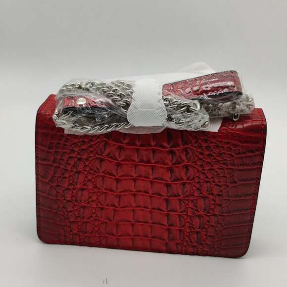 Red croco bag - Picture 5 of 6